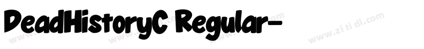 DeadHistoryC Regular字体转换